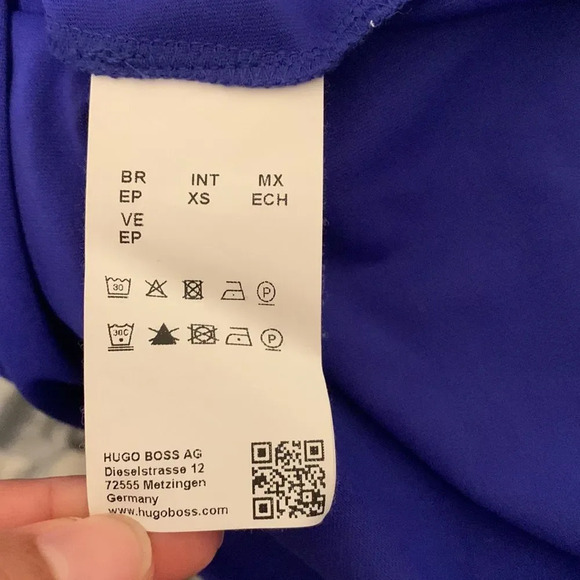 HUGO BOSS Enken Tank in Medium Blue - Picture 4 of 6